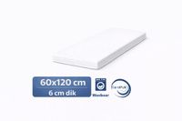 Kikishop Babymatras – Bebe – Afneembare Hoes – 60x120 cm – 6 cm Dik