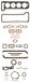 Full Ajusa 50018600 complete set afdichtingsringen motor