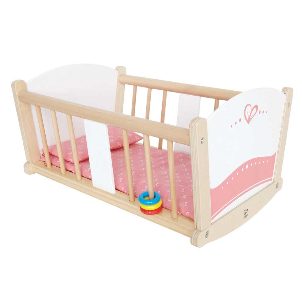 Hape Schommelwieg - Roze - Hout - 48 x 33,5 x 25,5 cm
