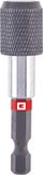 Originele Einhell Originele Snelwisselbithouder met 1/4 inch E-6,3 Schacht, 60 mm, Chroom Vanadium, Aluminium Huls, Permanente Magneet