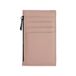 BagBase - Matte PU card holder - Nude Pink - One size