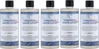 Claudius Cosmetics B.V. Handzeep White Lotus 500 ml - Set van 5 stuks