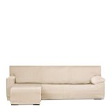 Eysa Light Bankhoes voor chaise longue Mini, met korte arm aan de linkerkant, kleur ecru