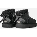 UGG® Ultra Mini Bailey Bow-laars in Black, Maat 23.5, Wol
