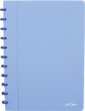 Atoma Trendy schrift - A4 - 144 bladzijden - Gelijnd - Transparant blauw - 10 stuk