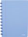 Atoma Trendy schrift - A4 - 144 bladzijden - Gelijnd - Transparant blauw - 10 stuk