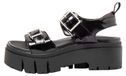 Art Sandalen voor vrouwen. 120411101003_001 Leren sandalen 2041 Leeds zwart (41)