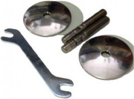 Villeroy & Boch scharnieren voor closetzitting memento subway 2.0 - Messing - 5 jaar garantie