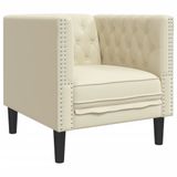 VidaXL Woonkamermeubelset Crème Multiplex, Hout