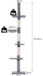 Chat - Tour d'escalade pour chat - Hauteur réglable (230–260 cm) - 5+ niveaux, multicouche - Poteaux en sisal, poteaux à gratter - Convient aux chats de petite et grande taille - Vert olive