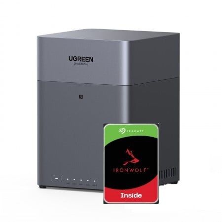 Ugreen DH4300 Plus 4Bay 16TB NAS met 4x 4TB Seagate IW