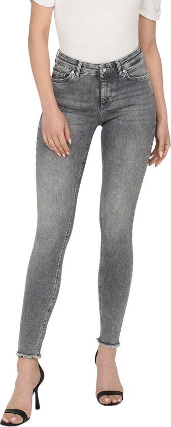 ONLY Blush Skinny Jeans - Grijs - Dames - Maat XS X L30