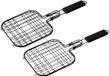 BBQ Collection Hamburgerrek - 2x - 20 x 20 cm - Staal - Zwart