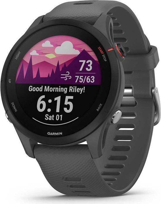 Garmin Forerunner 255 - Global Version - GPS Sport Watch - 46mm - Slate Grey