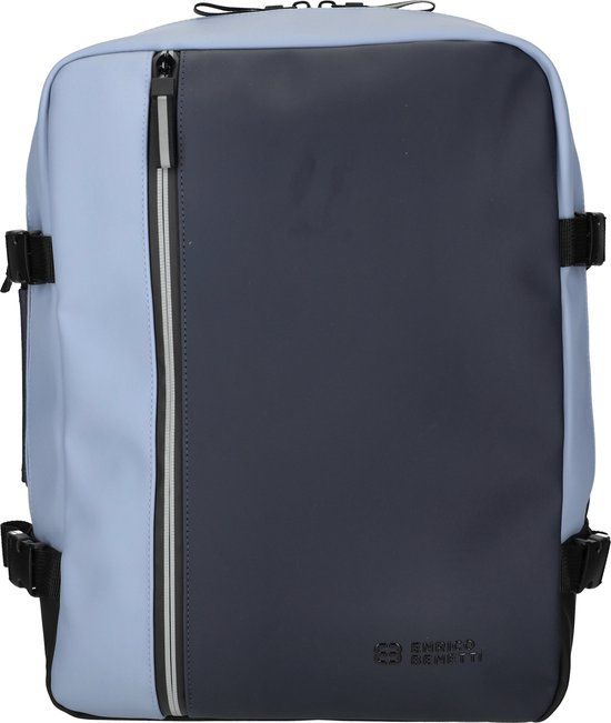 Enrico Benetti Bergen Waterproof Underseater 30x20x40cm - Cabin Rugzak - 17 inch laptop, 24L - 56004 - Donkerblauw Jeans