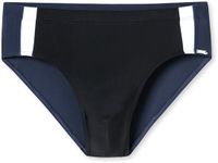 Schiesser Zwembroek Slip Heren - Ocean Swim - zwart