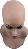 New Age Devi - 2 stuks bruin net stof Mesh Pruik Haarnetjes