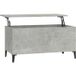 Table basse table de salon table de café gris béton 90x44,5x45 cm bois d'ingénierie