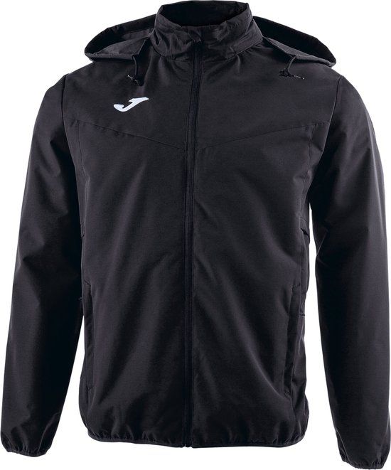 Joma Bremen Regenjas Zwart 2XL Heren | Hardlopen | Polyester