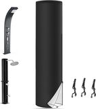 Merkloos Afdekking voor zonnedouche - Hoes tuindouche - Bescherming buiten - Waterdicht en winddicht - 230 x 67 cm - Zwart