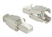 DeLOCK 86426 connecteur de câble RJ-45 Métallique Cat6 S/UTP (STP)