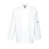 Portwest C773WHRXL Dundee Chefs Jacket, Regular, X-Large, White