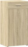 vidaXL Dressoir 45x42,5x93 cm Bewerkt Hout Sonoma Eikenkleurig