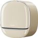 Allecto plus - Support mural pour savon avec couvercle pour salle de bain, porte-savon pour douche - Blanc crémeux