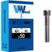Viswood Vis à métaux tête cylindrique à empreinte 6 pans creux (chc) classe 8.8 - acier zingué vis tête cylindrique 6 pans creux 8.8 (chc) m10 x 80 mm tête cy