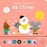 Petites Contes et comptines à écouter - Petites comptines de l'hiver- LIVRE SONORE - Dès 1 an: 7 chansons à écouter