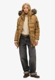 SUPERDRY Microfibre Expedition Parka Women Sandstone - Size S