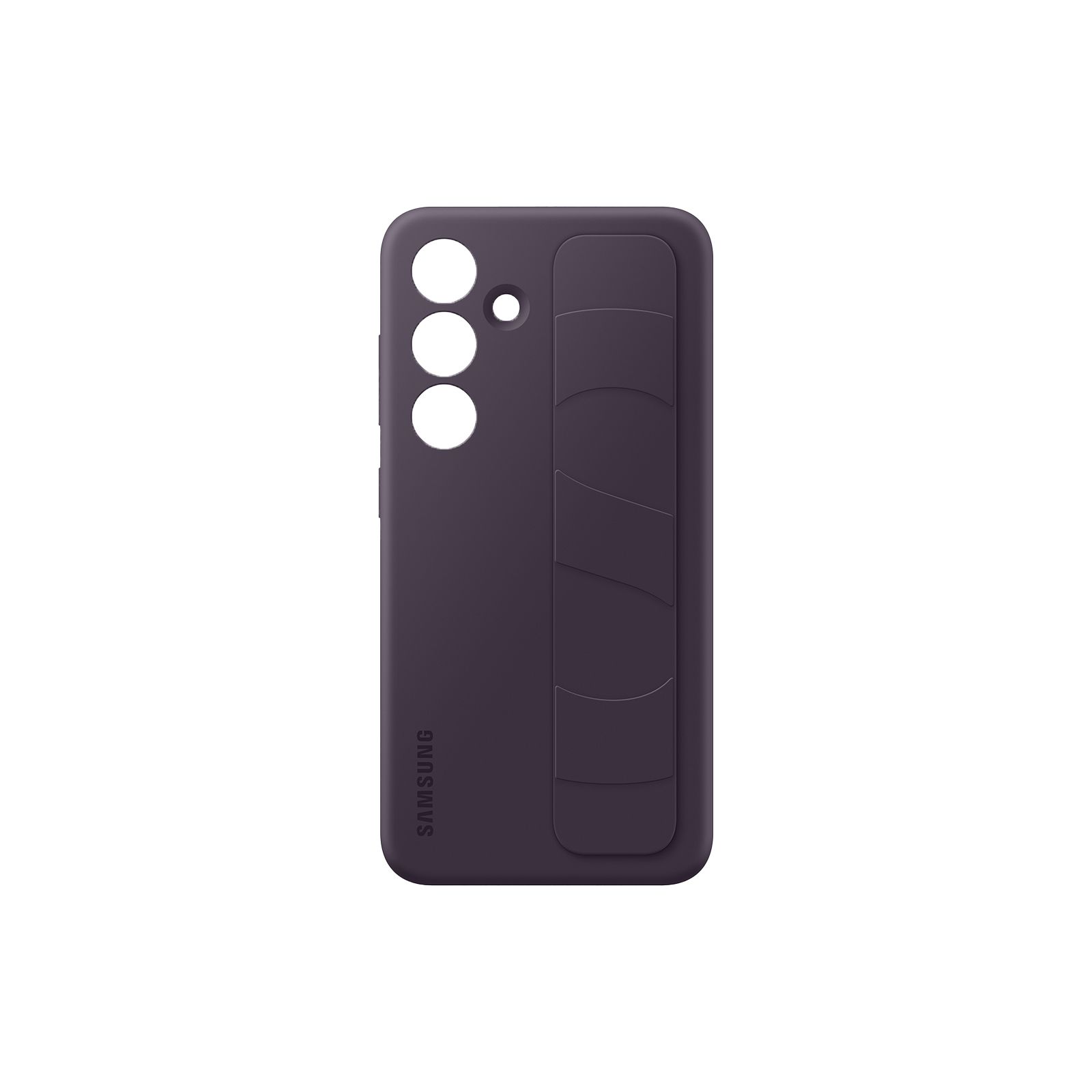 Samsung Galaxy S24 Standing Grip Case - Violet - Silicone Cover