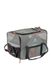Ferplast VOYAGER Kattenmand, Hondenmand, Verstelbare Handgrepen en Schouderriem, Veiligheidsriem, Dubbele Zijopening, met Kussen, Max 15 Kg, 50x35x37h cm, Grijs