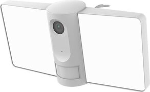 Laxihub F1 Floodlight - Met schijnwerpers - Bewakingscamera - Beveiligingscamera buiten – Wifi camera - Kleur wit