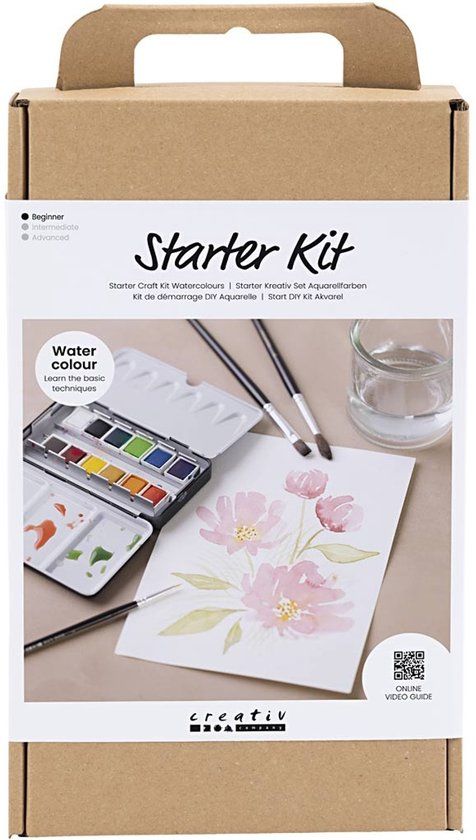Creative Company Creativ Company Aquarel Ontdekken Kit - A5 - 200 gr - 1 Set
