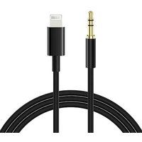 Phonillico® Car Audio Jack Kabel Adapter Compatibel voor iPhone 11 11 PRO X XR 8 7 6