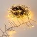 Spetebo Guirlande lumineuse blanc chaud avec minuterie et fonctions - 480 | Firecracker Fil lumineux noir 6 m avec prise pour extérieur et intérieur – Noël Avent jardin fil éclairage étanche