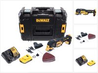 DeWalt DCS 355 D1 outil multifonction oscillant sans balai 18 V + 1x batterie 2,0 Ah + chargeur + accessoires + TSTAK