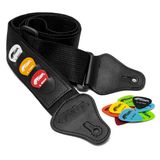 Tiger STP4-RD gitaarband met plectrumhouders