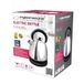Esperanza EKK032S Bouilloire Donau, 1,8 litre, argent