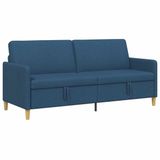 vidaXL Sofa met Opbergruimte Blauw 192 x 78 x 87 cm Polyester