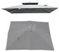 Omgoods - Housse de parasol de remplacement 300x300cm Protection UV