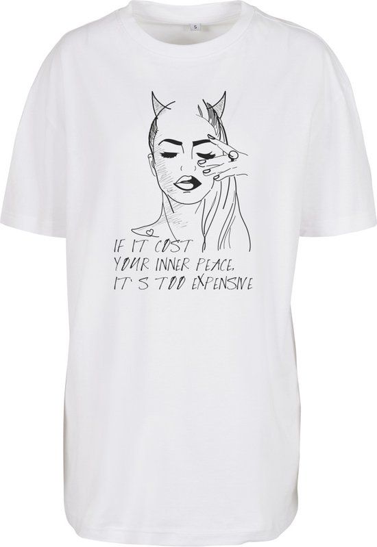 Mister Tee Inner Peace Sign T-shirt - Women - White - Size XL