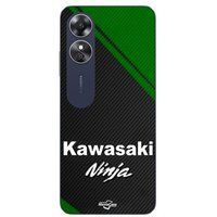 Maniacase Etui Oppo A17 kawasaki ninja moto logo
