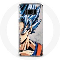 Maniacase Etui voor Samsung Galaxy S8 Plus Anime Dragon Ball Goku Blauw Haar