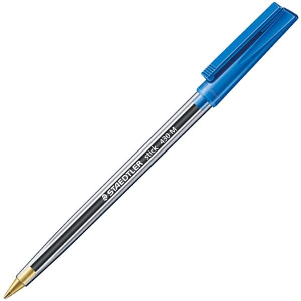 Staedtler 430 M-3 Balpen - blauw, transparant