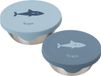 Fresk Snackbox voor Kinderen - 2 stuks - RVS - Blauw - Shark