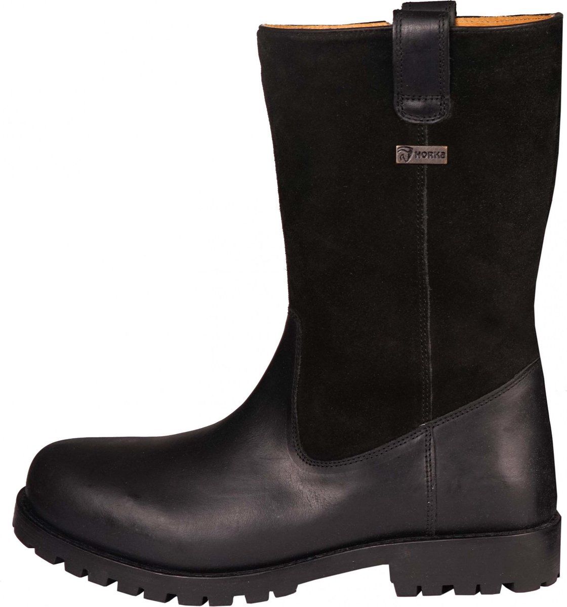 Horka outdoorlaarzen Cornwall unisex kort zwart