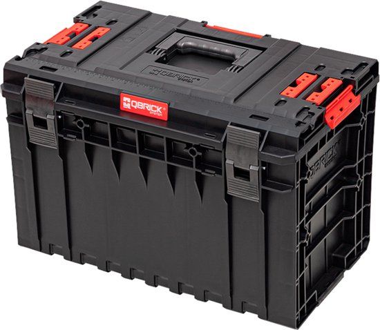 QBRICK System ONE 450 VARIO Modulaire Gereedschapskist - Zwart/Rood
