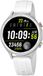Lotus 50203/1 Smartwatch Unisex AMOLED Touchscreen Zilverkleurig Aluminium Wit Siliconen